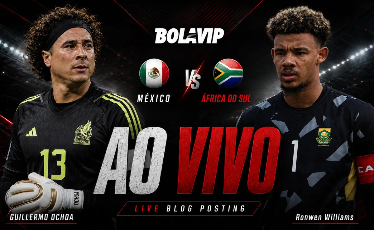 México x África do Sul AO VIVO e GRÁTIS – 0 x 0 – Primeiro Tempo em andamento pela Copa do Mundo