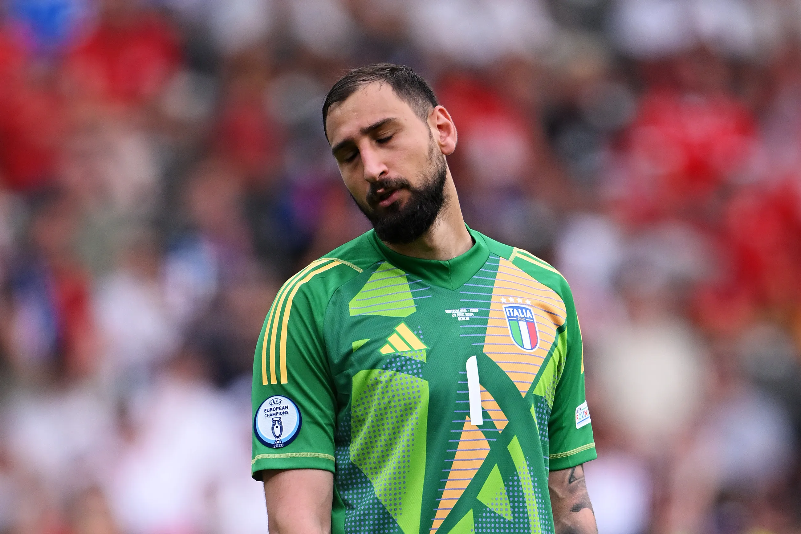 Itália, de Donnarumma, ficou fora pela 3ª vez seguida de uma Copa do Mundo – Foto: Stu Forster/Getty Images