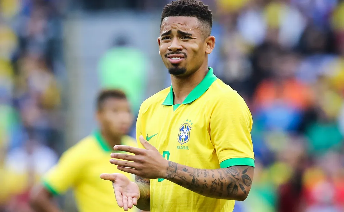 Fora de mais uma Copa, Gabriel Jesus segue como 4º maior goleador da Seleção em atividade