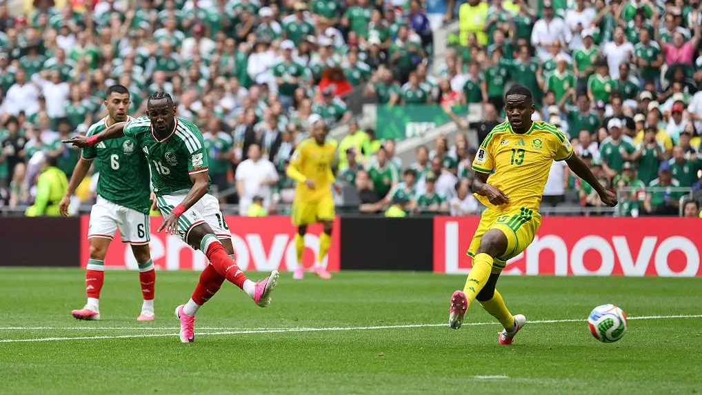 México x África do Sul na Copa. Foto: David Ramos/Getty Images