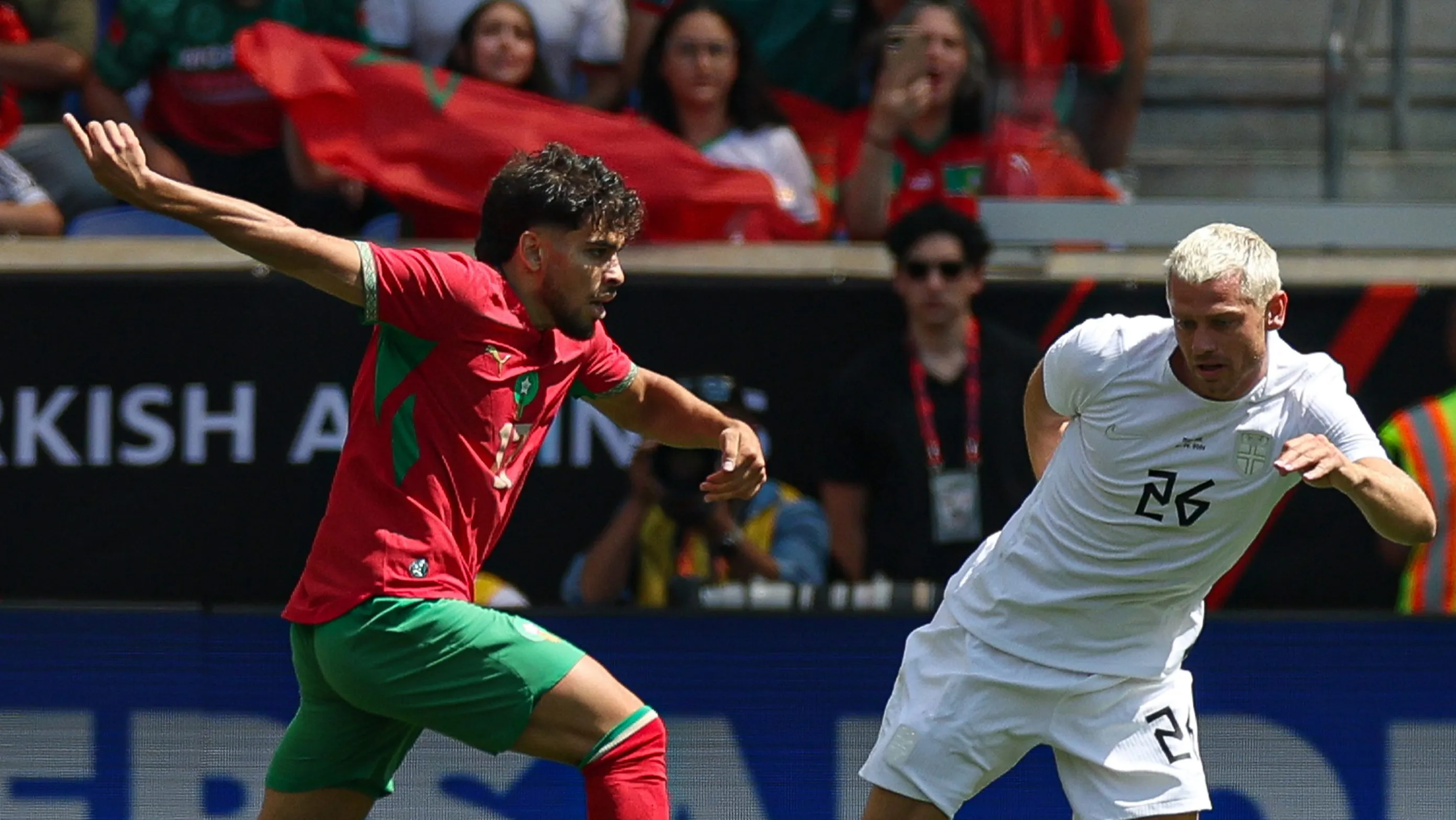 Foto: Vincent Carchietta/Getty Images – Marrocos ficou no empate de 1 x 1 em amistoso com Noruega.