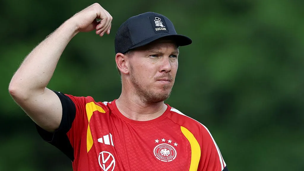 Julian Nagelsmann, técnico da Alemanha, comanda treino para a Copa do Mundo – (Photo by Alexander Hassenstein/Getty Images)
