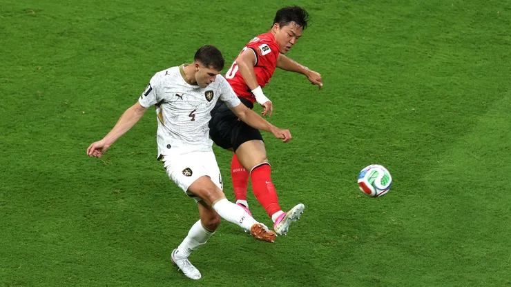 Autor da virada da Coreia do Sul na Copa, Oh Hyeon-Gyu atuou com 38°C de febre— Foto Photo by Lars BaronGetty Images