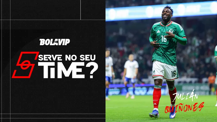 Julian Quiñones jogador do México durante partida da Copa do Mundo -