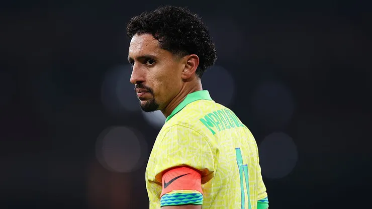 Marquinhos foi um dos zagueiros que protagonizou o novo sistema para a a zaga - (Photo by Ryan Pierse/Getty Images)