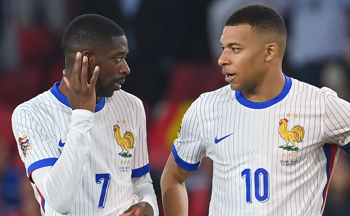 Dembélé defende Mbappé após críticas da torcida: “Passam um pouco do ponto”