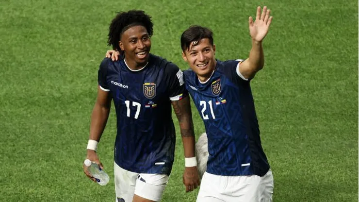 Franco e Preciado pelo Equador. Foto: Lars Baron/Getty Images