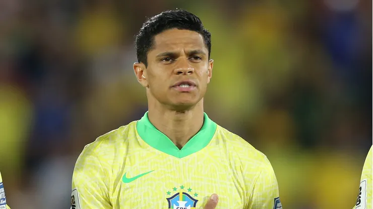 Douglas Santos jogador do Brasil durante a partida contra o Chile no Maracana no Rio de Janeiro (RJ), pelas Eliminatorias da Copa do Mundo 2026. Foto: Marlon Costa/AGIF