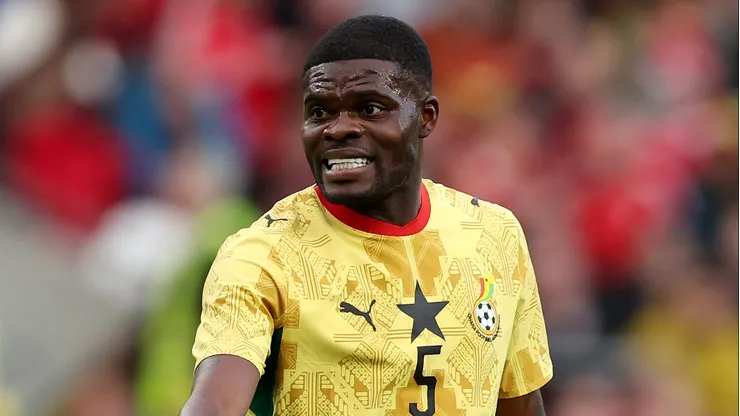 Partey pela Gana. (Photo by Ryan Hiscott/Getty Images)