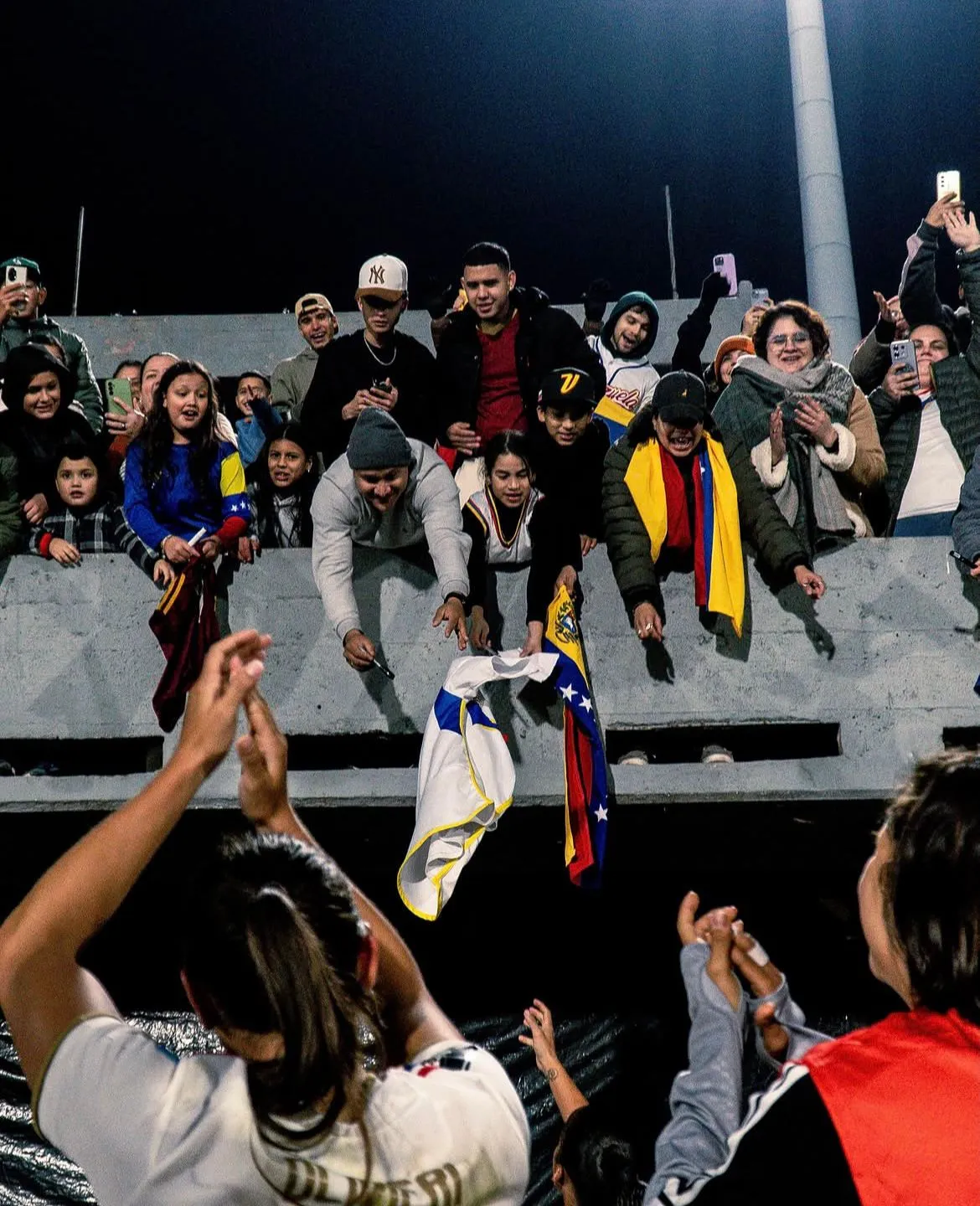 Torcida apoiando. Foto: @femeninofvf/Instagram