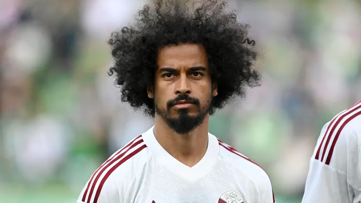 Melhor jogador da Ásia, Akram Afif carrega esperança do Catar na estreia — Foto Charles McQuillanGetty Images