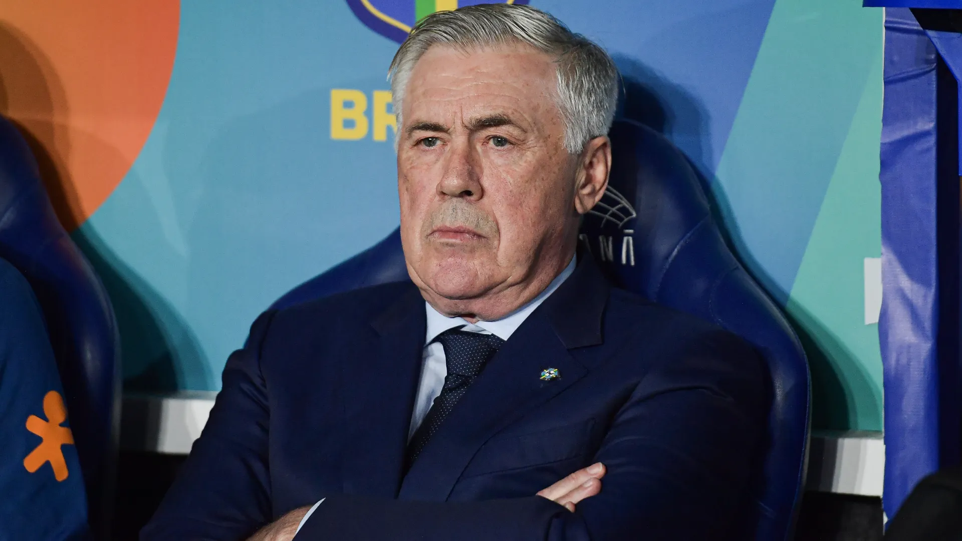 Carlo Ancelotti no comando técnico da Seleção Brasileira – Foto: Thiago Ribeiro/AGIF