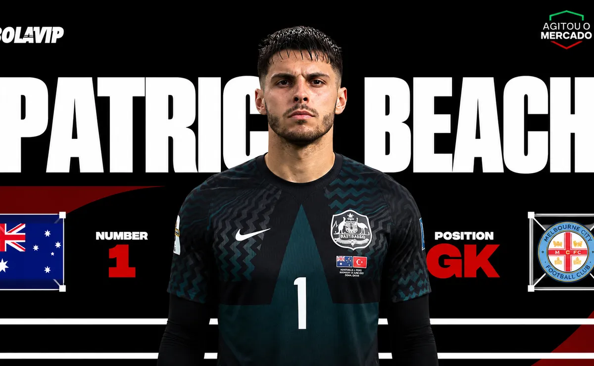 Patrick Beach brilha pela Austrália e deve se valorizar após a Copa do Mundo 2026
