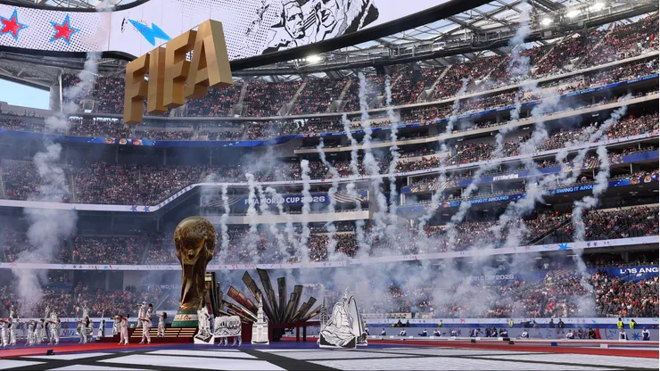 Abertura da Copa do Mundo em Los Angeles. (Photo by Dean Mouhtaropoulos/Getty Images)