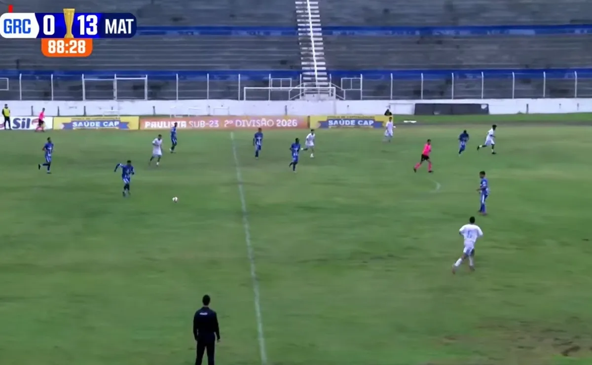 Grêmio Catanduvense sofre goleada histórica de 13 a 0 da Matonense pela 5ª divisão do Paulistão