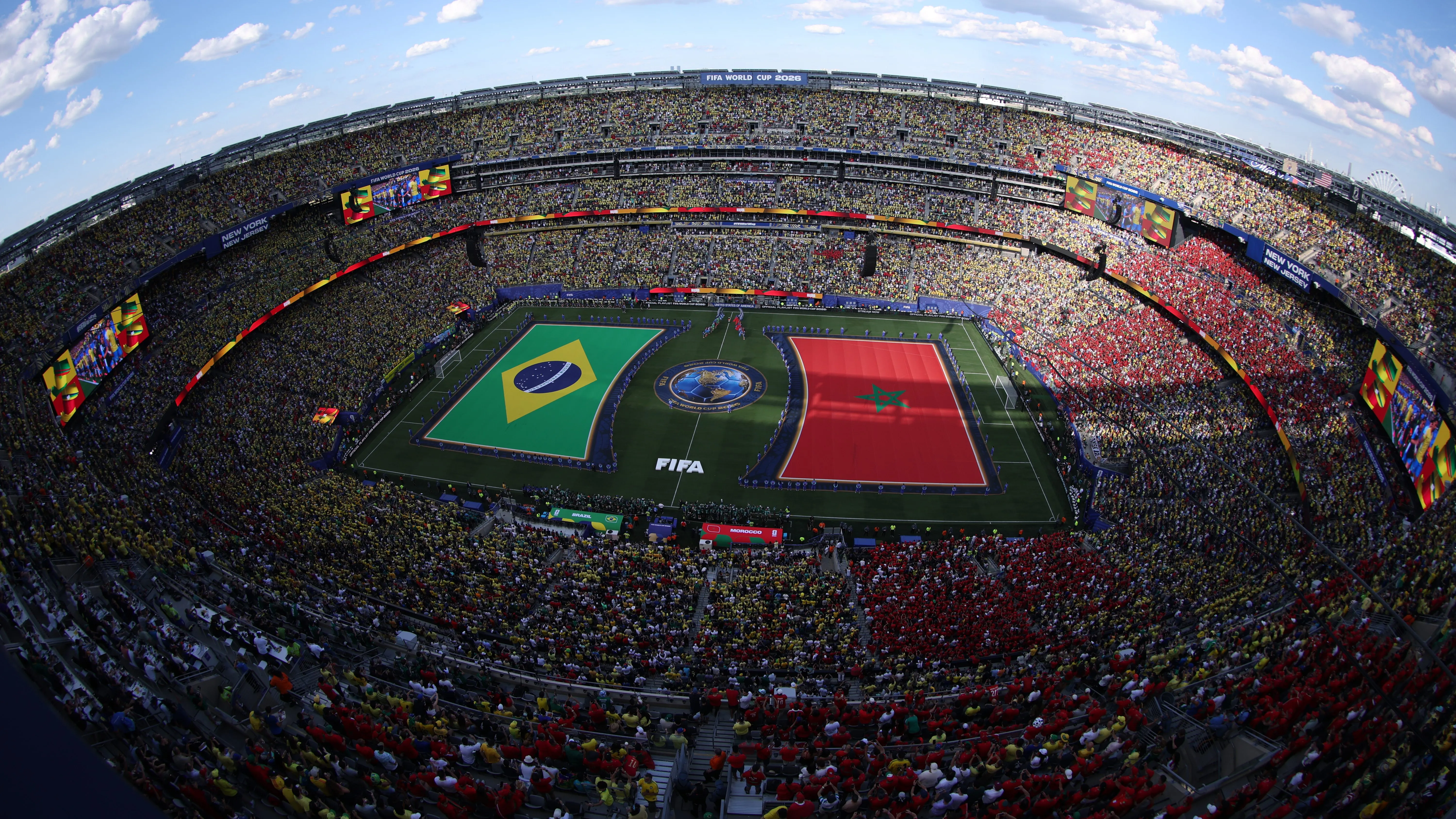 MetLife Stadium, em New Jersey, durante Brasil x Marrocos. (Photo by Al Bello/Getty Images)