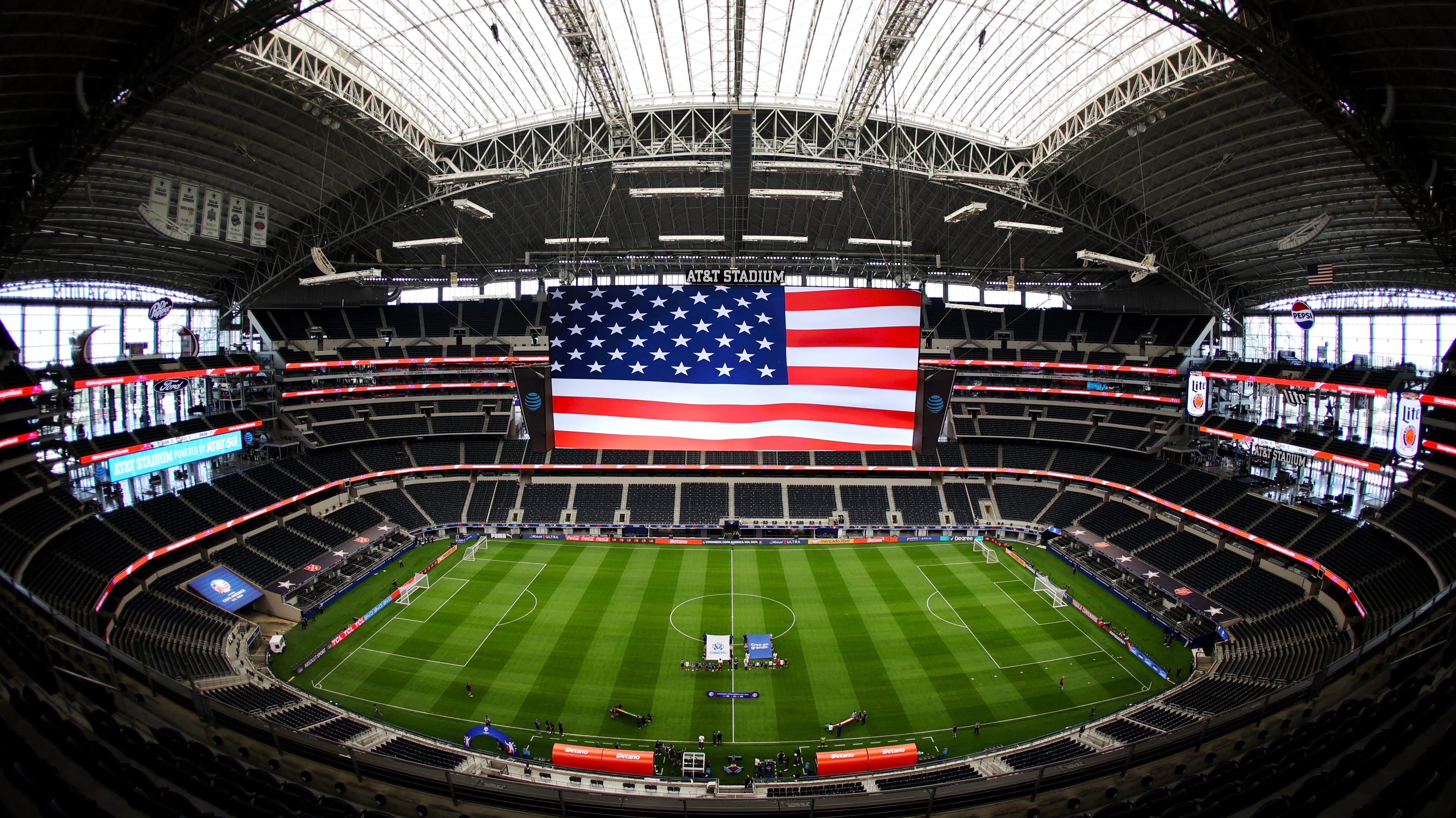 AT&T Stadium, em Dallas. (Photo by Ron Jenkins/Getty Images)