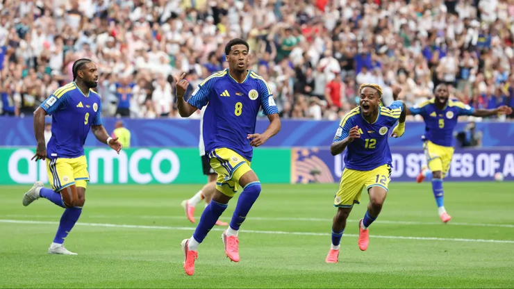 Comenencia, autor do gol de Curaçao. (Photo by Alexander Hassenstein/Getty Images)