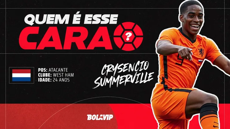 Summervile, atacante da Holanda atuando na Copa do Mundo (Foto: Michael Steele/Getty Images)