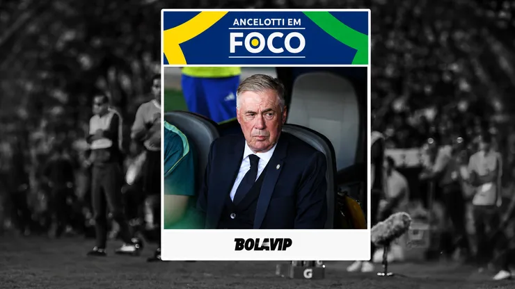 Ancelotti se irritou após empate do Brasil. Foto: IMAGO/Ulmer/Teamfoto