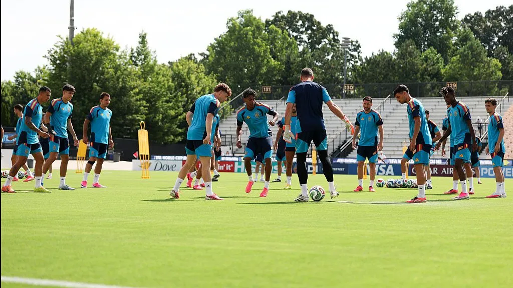 Seleção da Espanha. Foto: Florencia Tan Jun/Getty Images