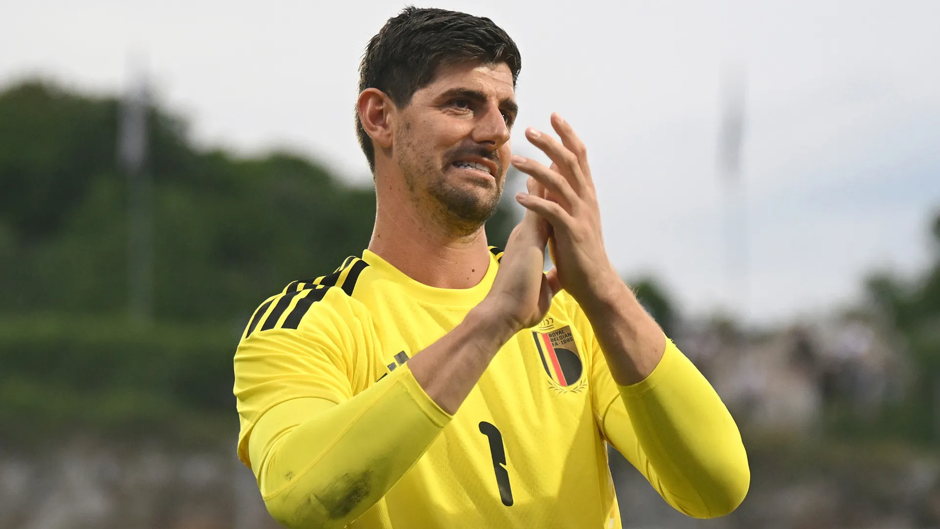 Courtois é um dos líderes da Bélgica – Foto:Jurij Kodrun/Getty Images