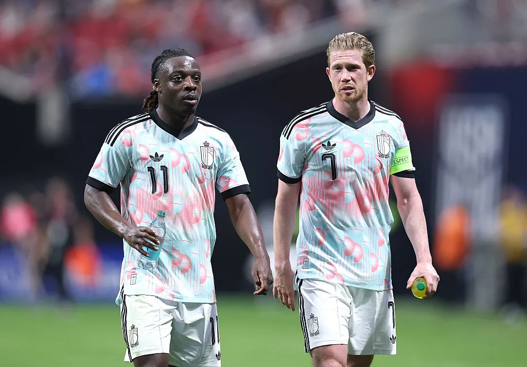 Doku e De Bruyne devem ser titulares na Bélgica. Foto: Kevin C. Cox/Getty Images