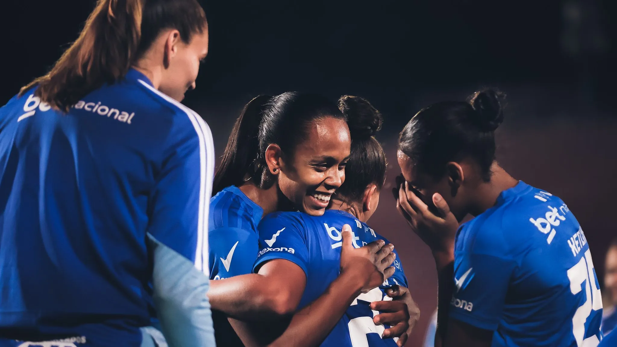 Elenco feminino do Cruzeiro em disputa da Copa do Brasil Feminina 2026