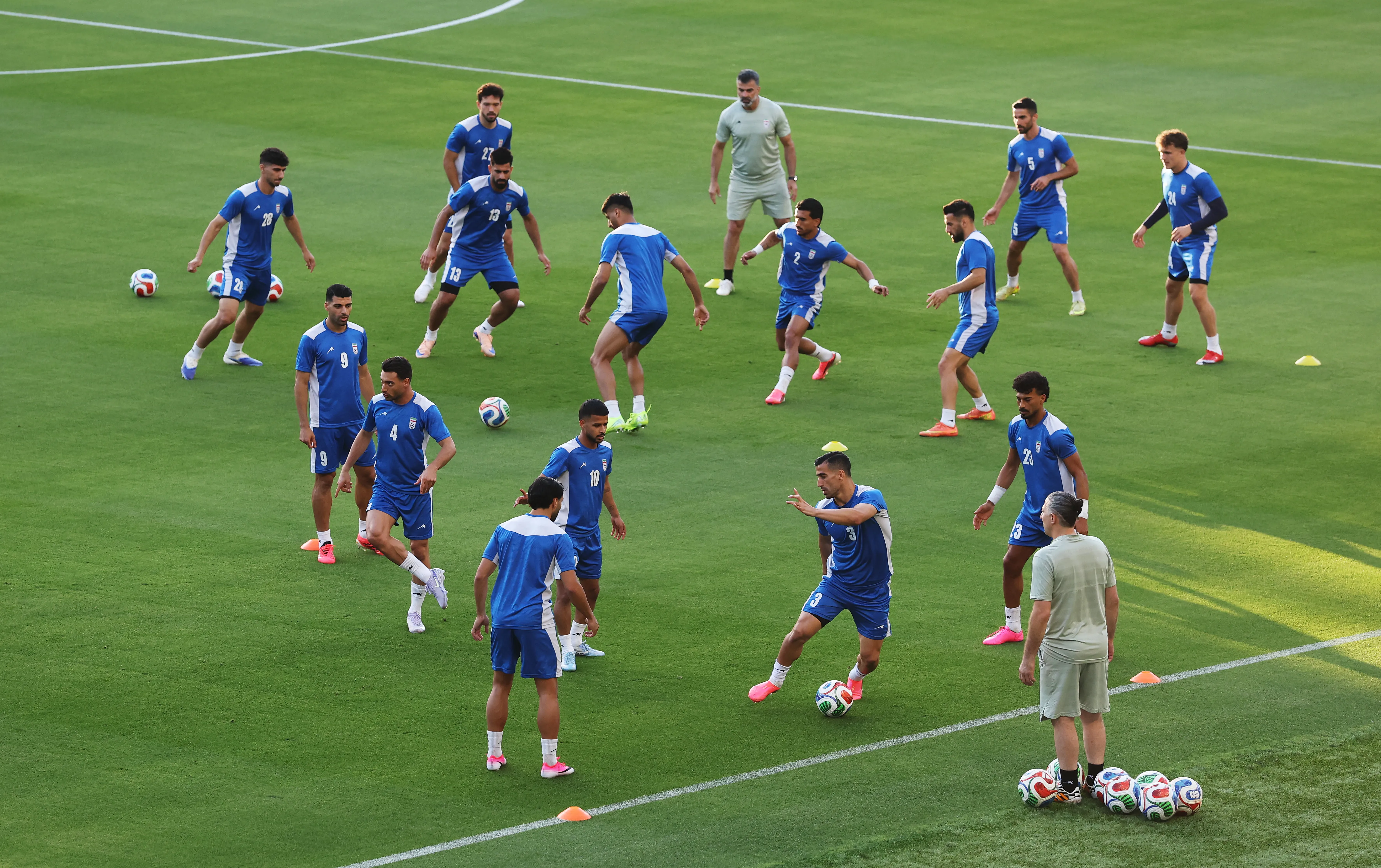 Irã chega para a Copa em meio à tensão com os EUA. Foto: Harry How/Getty Images.