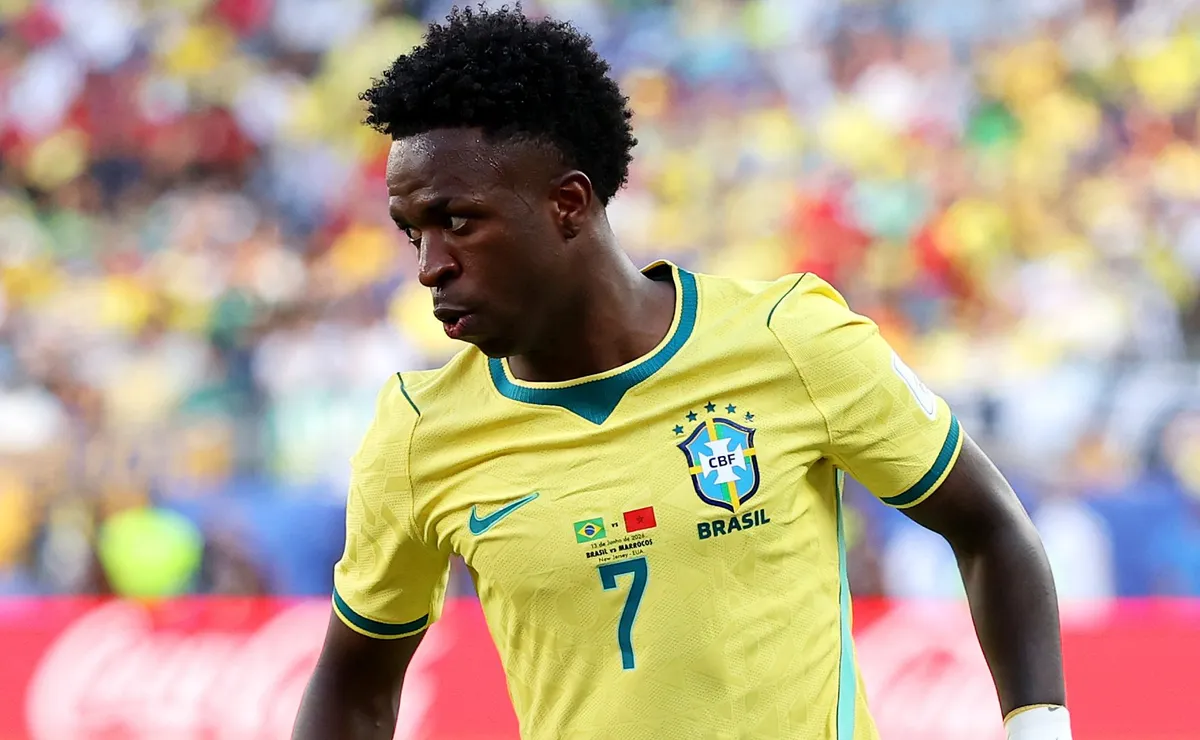 Vinícius Júnior foi o mais rápido do Brasil contra Marrocos em East Rutherford; Casemiro, o mais lento