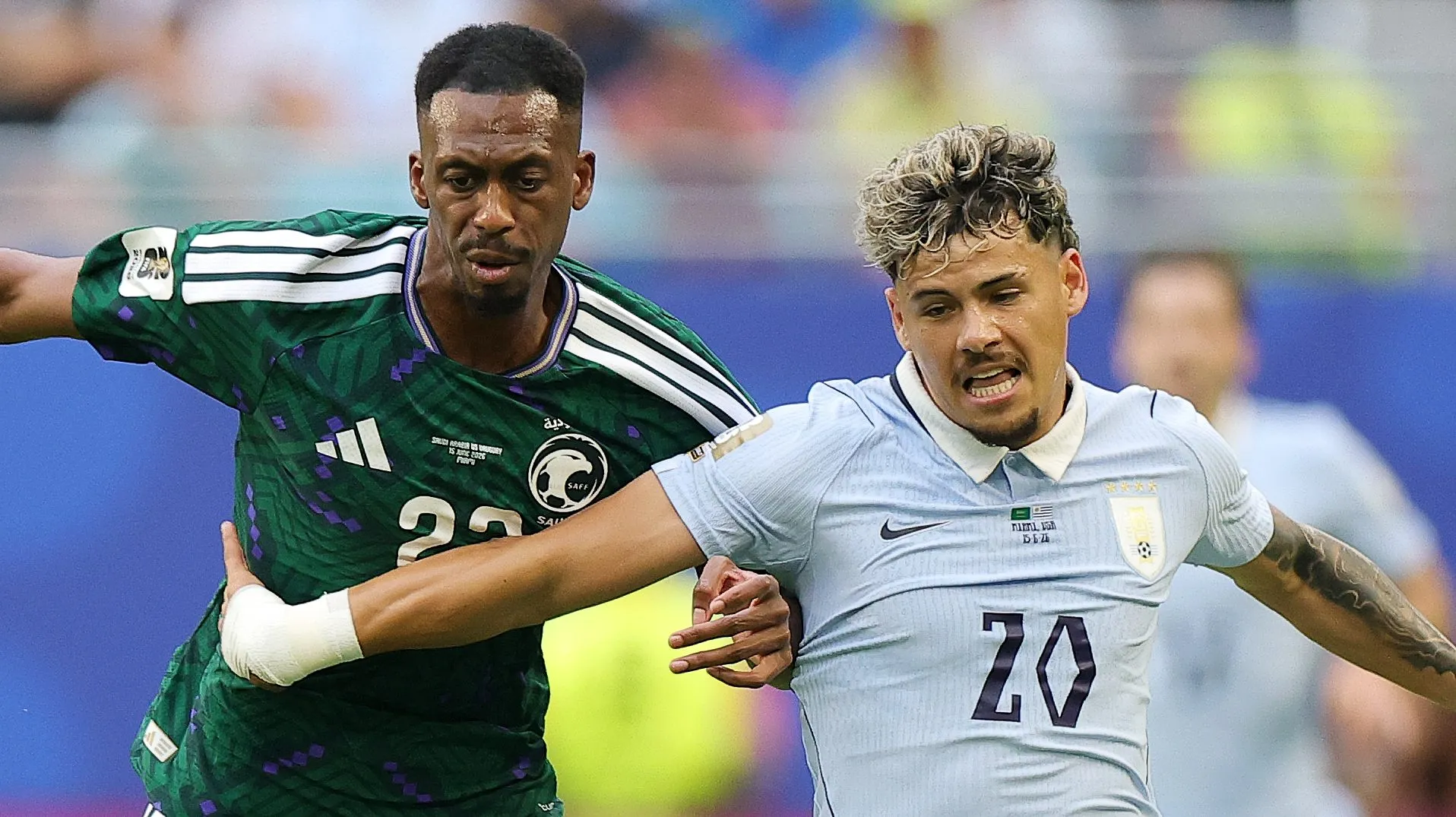 Arábia Saudita x Uruguai - Foto: Alex Slitz/Getty Images.