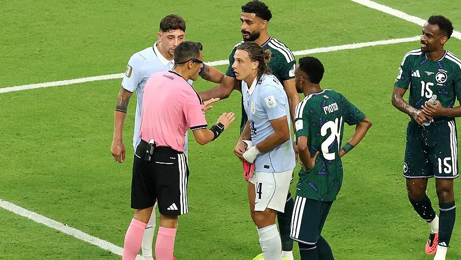 Canobbio pelo Uruguai. Foto: Molly Darlington/Getty Images