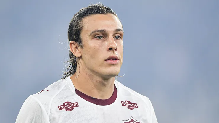 Canobbio jogador do Fluminense durante partida contra o Vasco no estádio Maracanã pelo campeonato Brasileiro A 2026