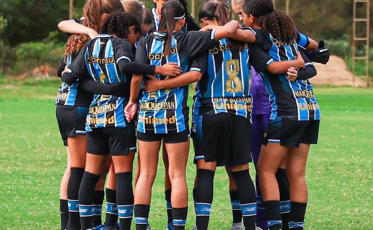 Cinco atletas do Grêmio são chamadas para período de treinamentos da Seleção Brasileira Sub-15