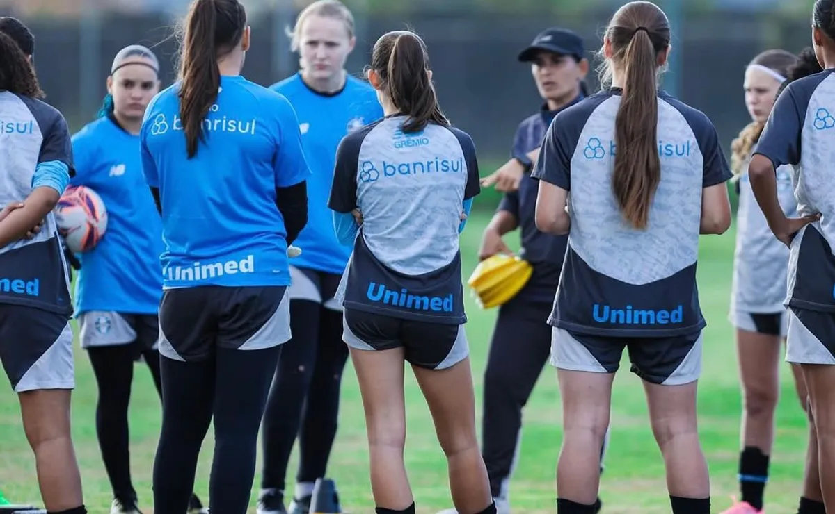 Grêmio Sub-15 intensifica preparação para final do Gauchão Feminino contra o Internacional