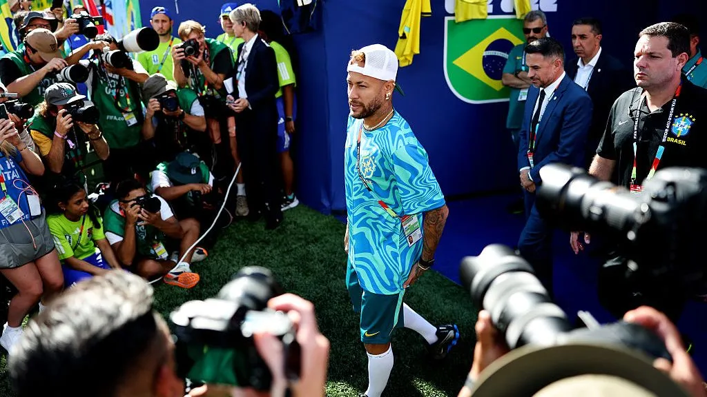 Neymar fora de combate: Para Arnaldo, Ancelotti tomou decisões erradas envolvendo o camisa 10 – (Photo by Dan Mullan/Getty Images)