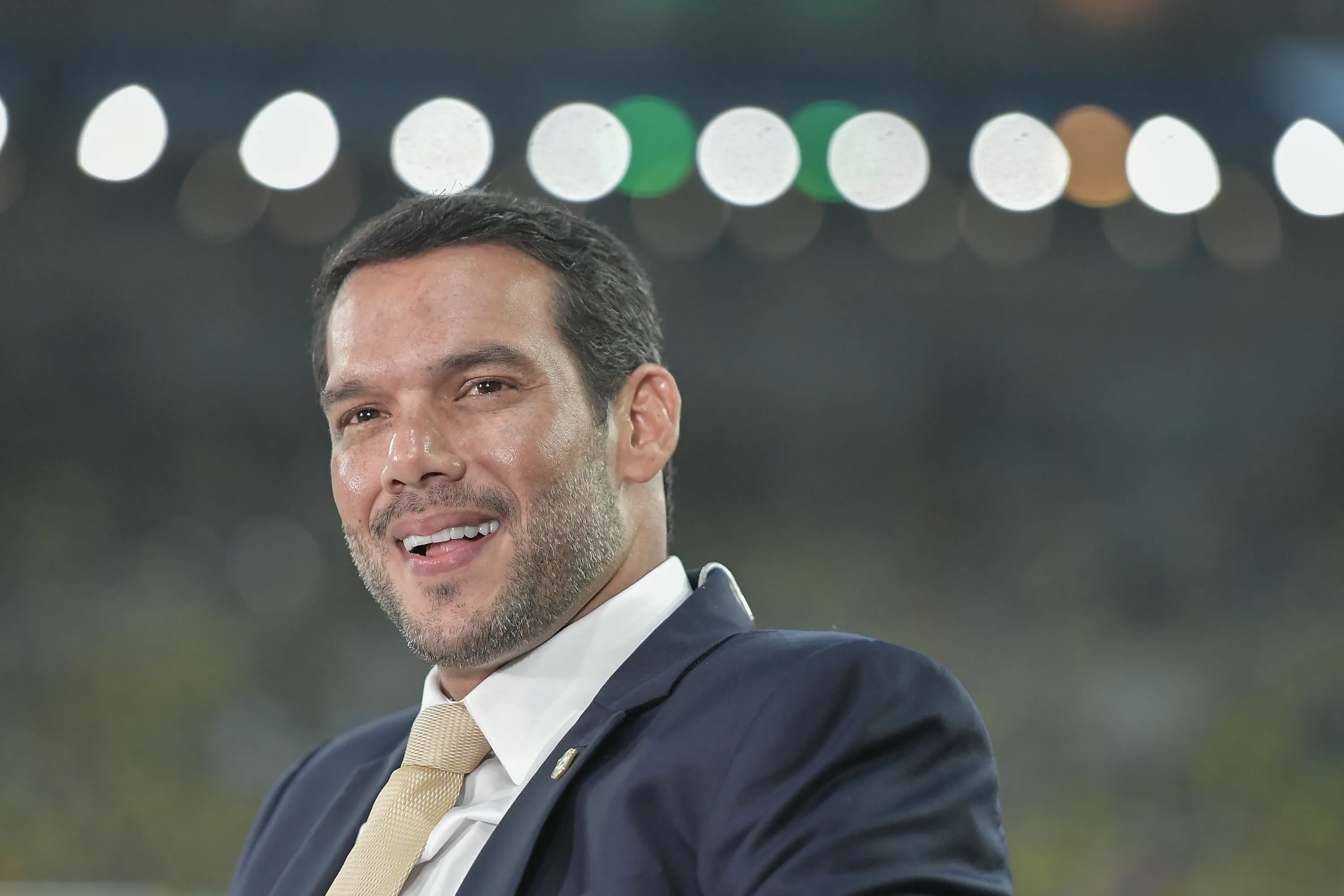 RJ – RIO DE JANEIRO – 31/05/2026 – AMISTOSO, SELECAO BRASILEIRA X PANAMA – Samir Xaud presidente da CBF no jogo da Selecao Brasileira durante partida contra o Panama no estadio Maracana pelo campeonato Amistoso. Foto: Thiago Ribeiro/AGIF