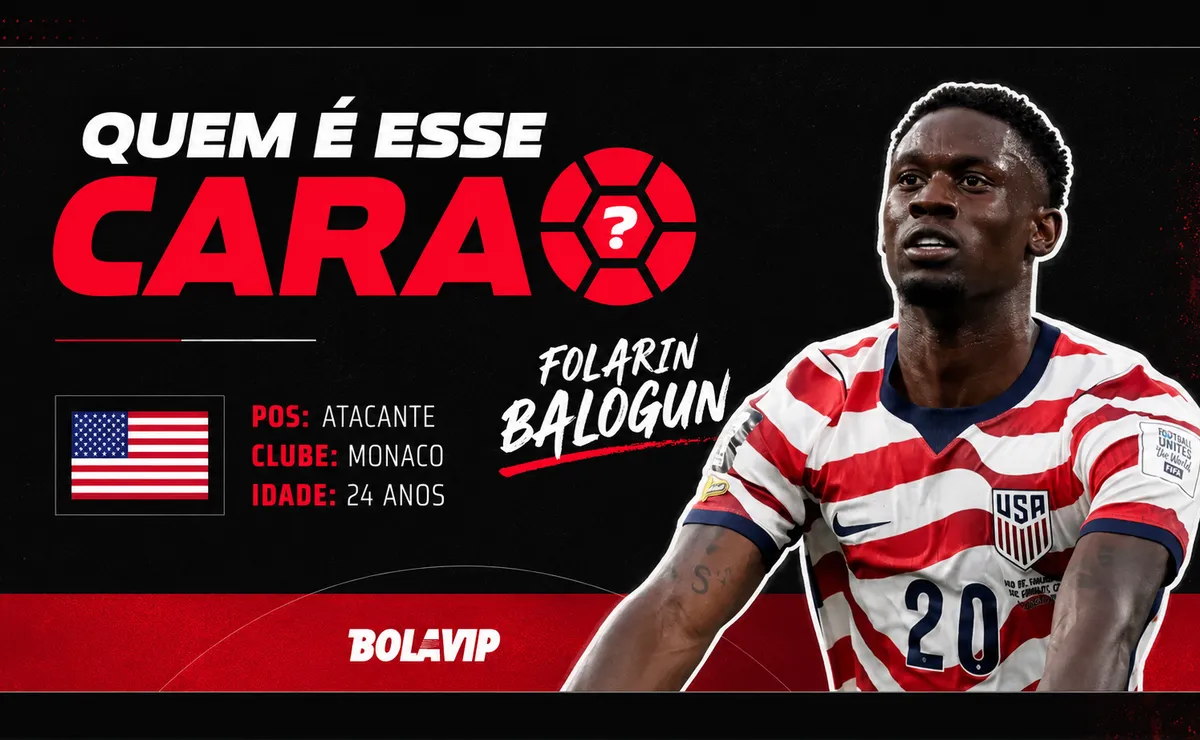 Quem é esse cara? Folarin Balogun nasceu nos EUA por acaso e brilhou com dois gols contra o Paraguai na Copa