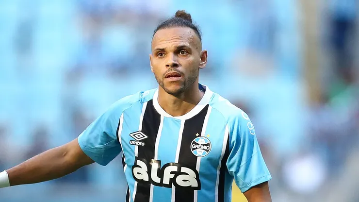 Braithwaite, atacante do Grêmio (Foto: Pedro H. Tesch/Getty Images)