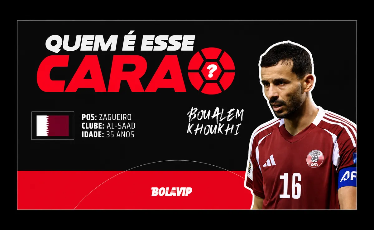 Quem é esse cara? Boualem Khoukhi marca nos acréscimos e garante o primeiro ponto da história do Catar em Copas