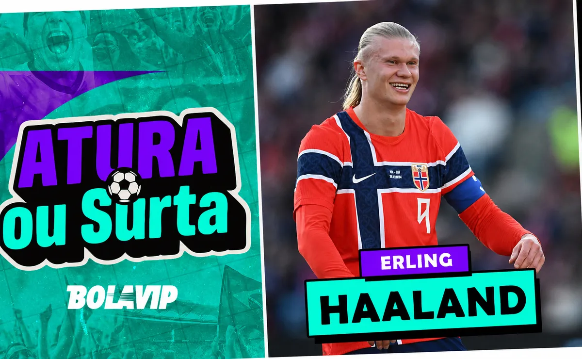 Atura ou Surta: Haaland dá show em primeiro jogo de Copa do Mundo e marca dois gols pela Noruega