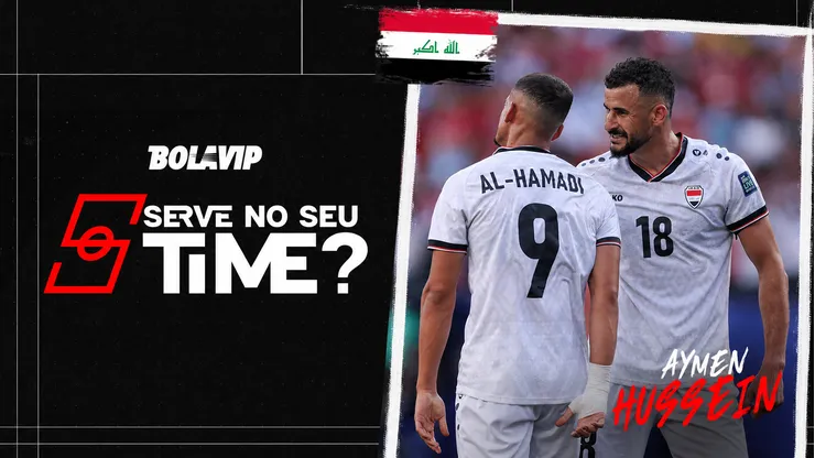 Hussein e seu companheiro em conversa durante jogo - Mattia Ozbot/Getty Images