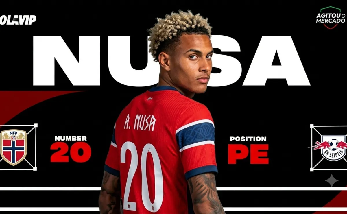 Antonio Nusa brilha pela Noruega na estreia da Copa do Mundo 2026 e agita mercado europeu
