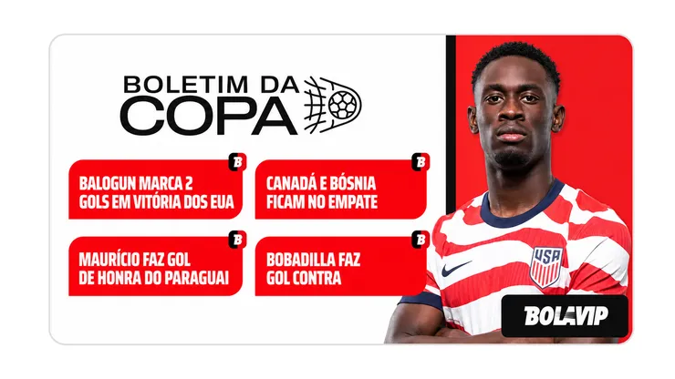 Balogun foi o nome da Copa em goleada dos Estados Unidos