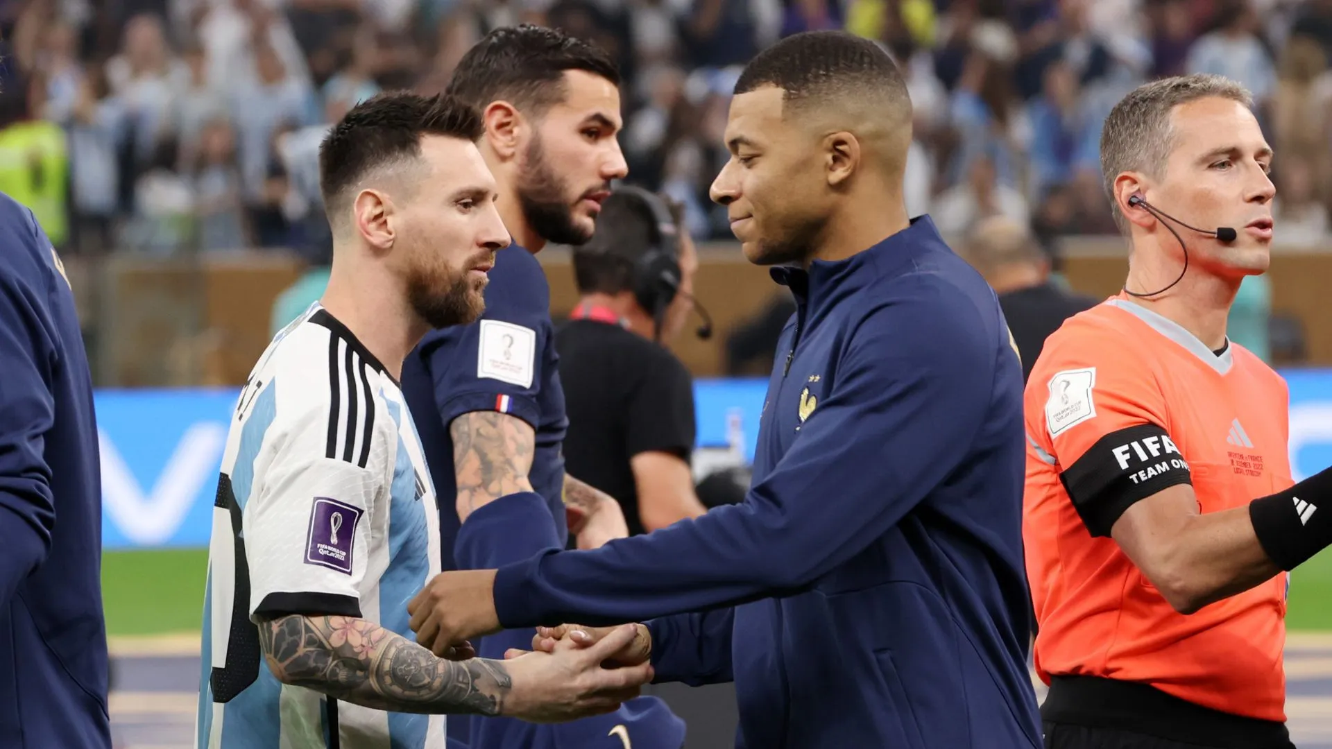 Lionel Messi e Kylian Mbappé