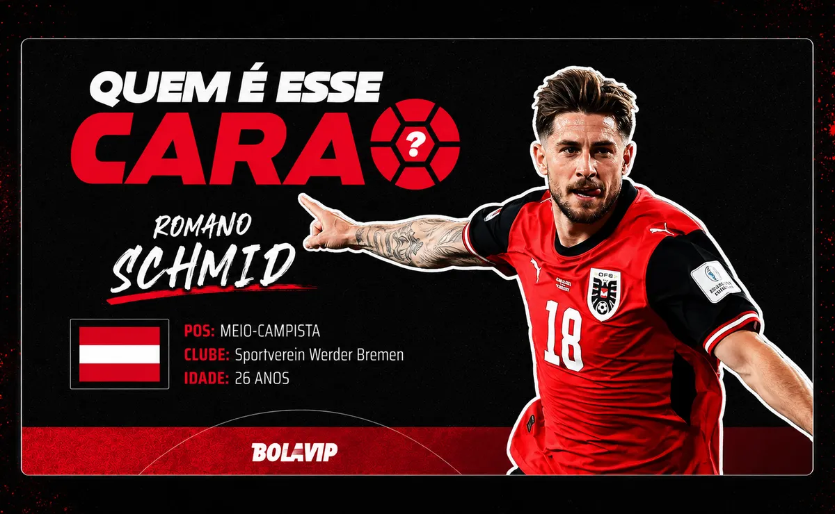 Quem é Romano Schmid? Autor de golaço da Áustria vira destaque na estreia da Copa do Mundo