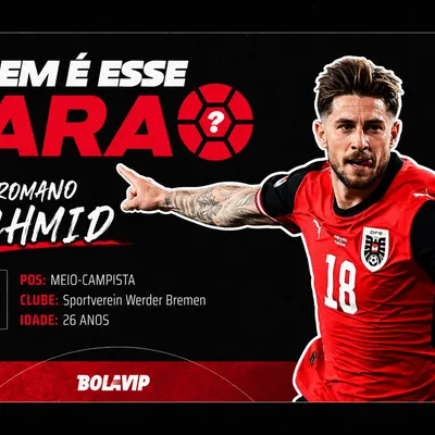 Conheça Romano Schmid, destaque da Áustria na Copa