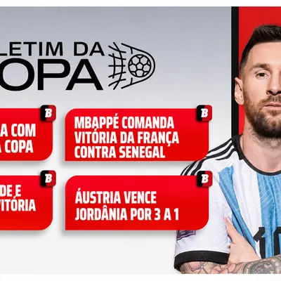 Dia de Copa do Mundo é marcado por show de Messi