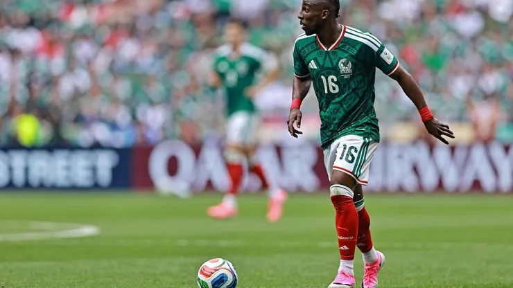 Julián Quiñones, do México, foi o primeiro jogador a marcar na Copa de 2026 | Crédito: Alamy Live News
