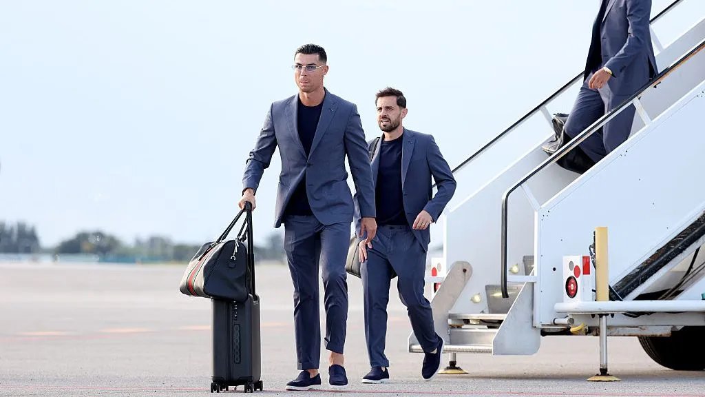 Cristiano Ronaldo desembarca na Flórida para disputar o que deve ser sua última Copa – (Photo by Leonardo Fernandez/Getty Images)